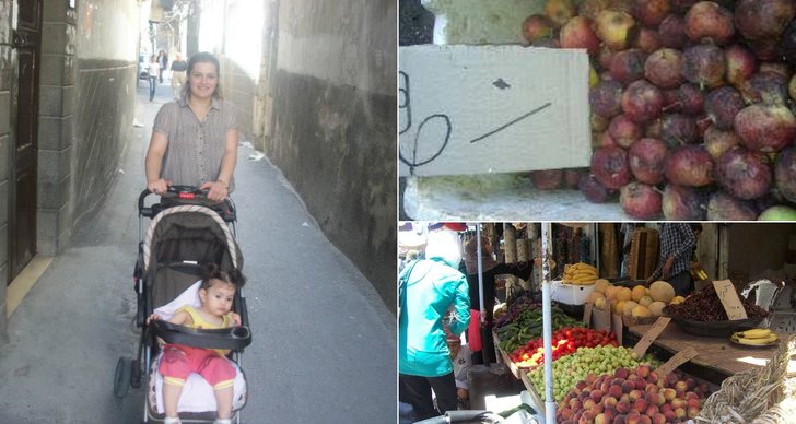Mat, Syrien, Frukt